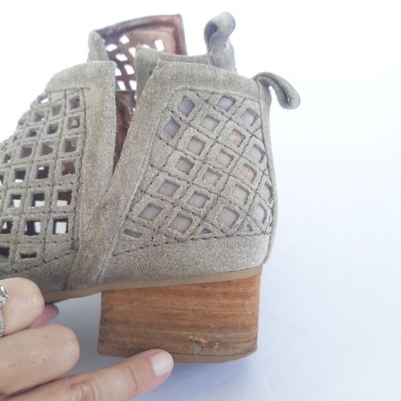 Jeffrey Campbell Taggart Perforated Leather Ankle Boot - Picture 6 of 12